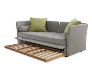 FIGI ISOLOTTO ESTRAIBILE - 2 seater fabric sofa bed with removable cover _ Casamania & Horm